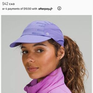 Lululemon perforated running and training hat